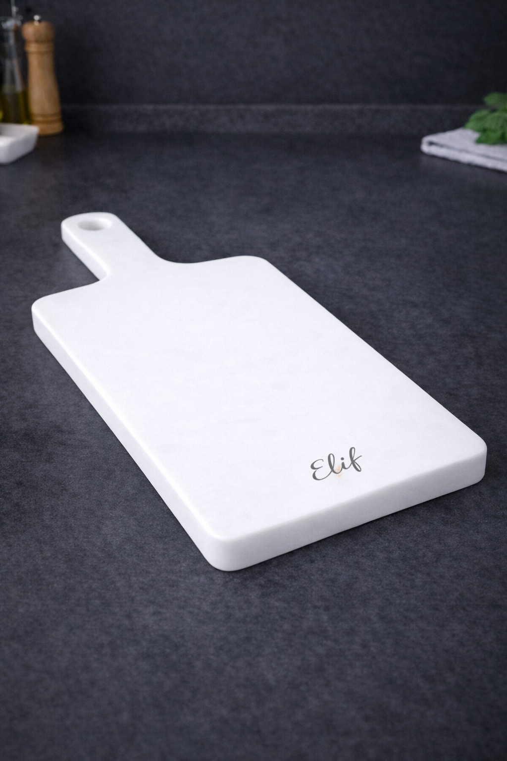 Kişiye Özel Corian Kesme Tahtası Kulplu