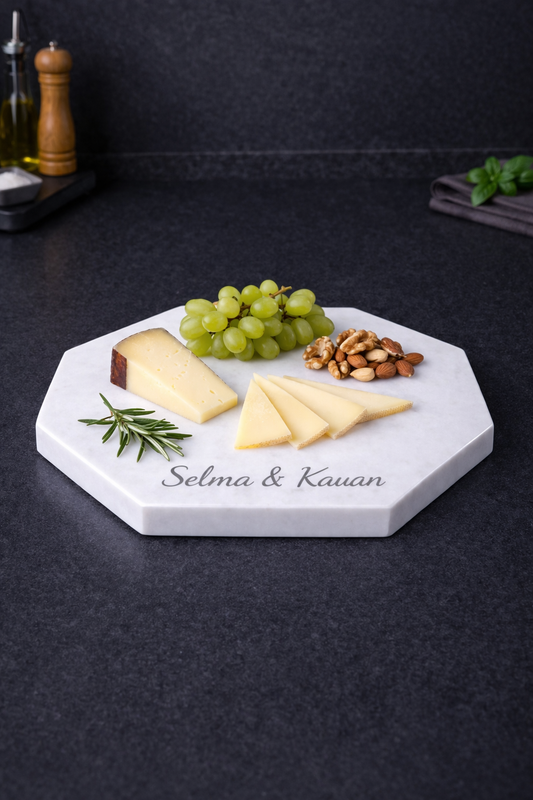 Kişiye Özel Corian Kesme Tahtası Sekizgen