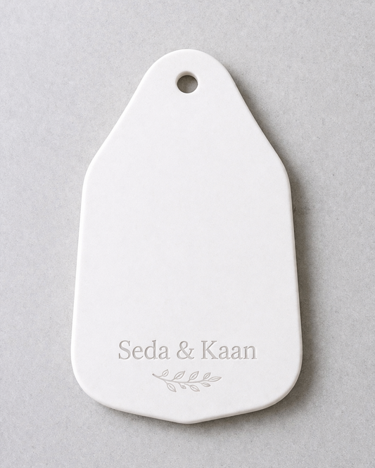 Kişiye Özel Corian Kesme Tahtası Oval Kulp